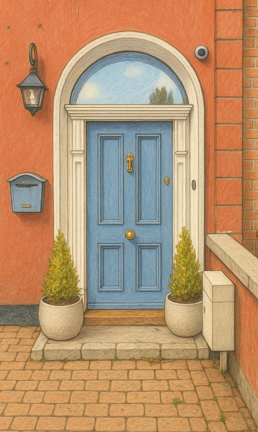 A photo of the McGann family home